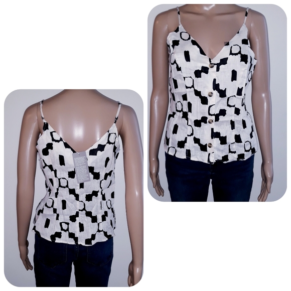 H&M linen designer Top - Picture 5 of 6